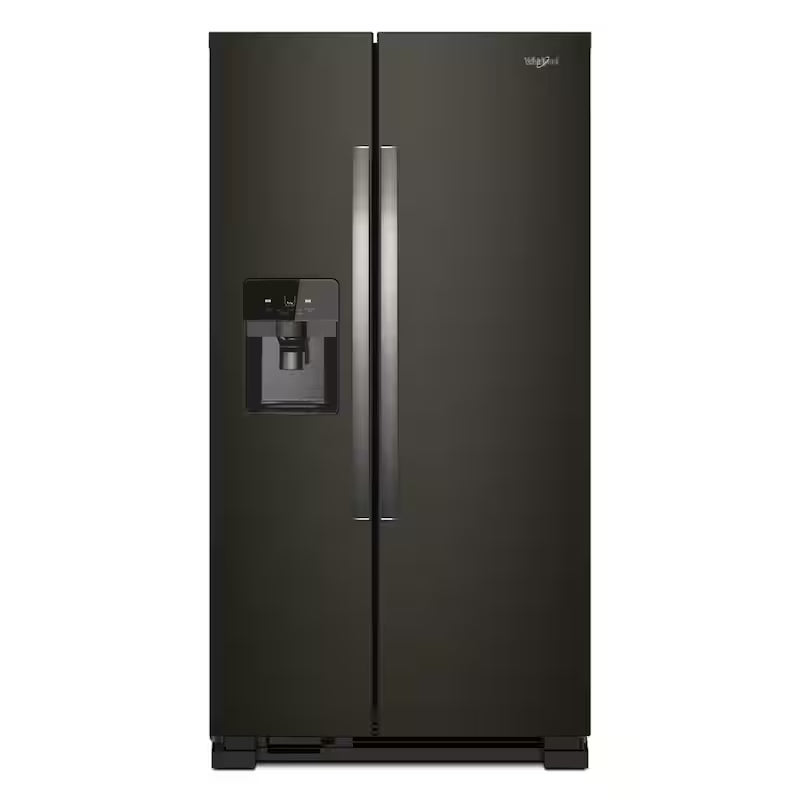 Black Stainless Side by Side Refrigerator F6155