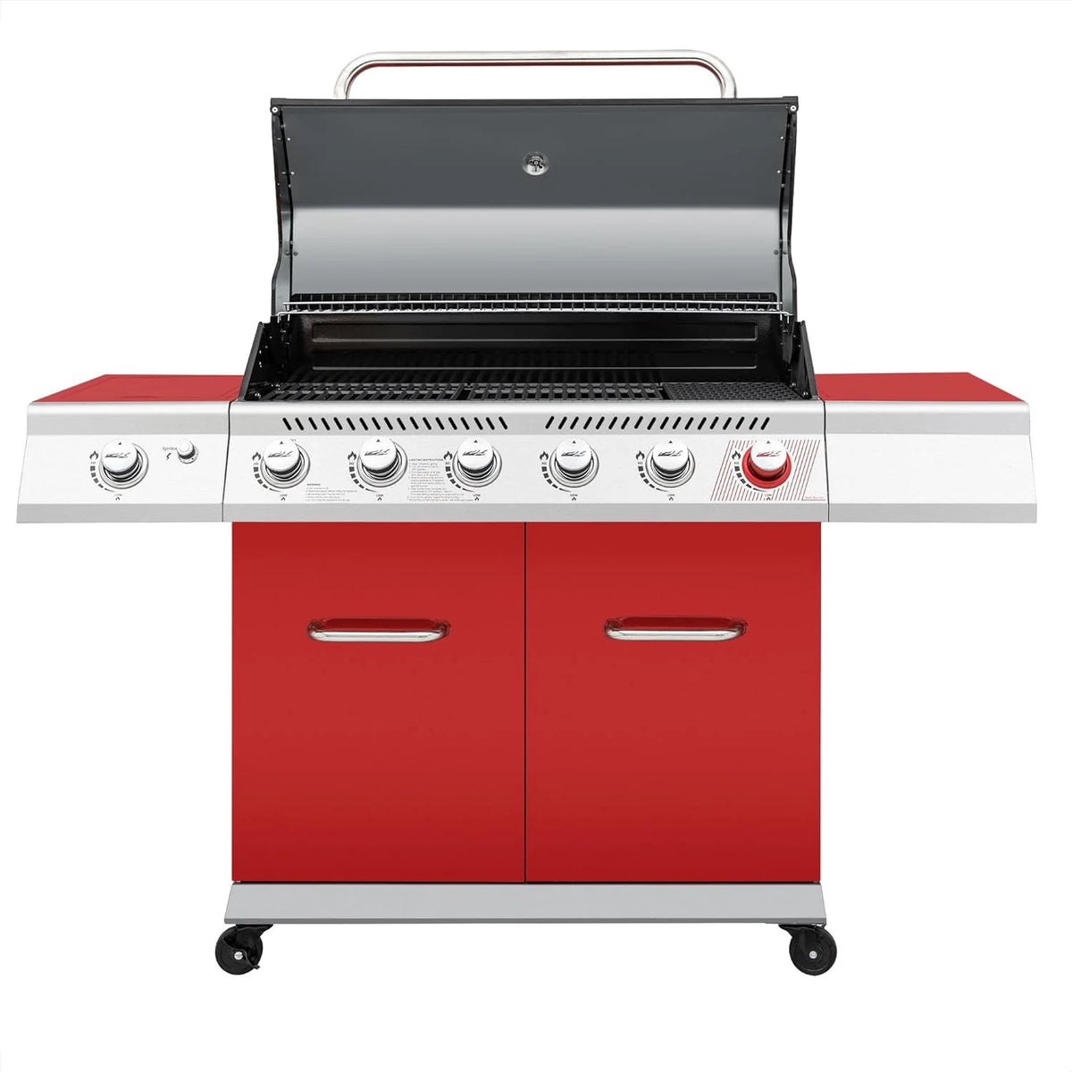 6-Burner Gas Grill with Sear Burner and Side Burner O36894