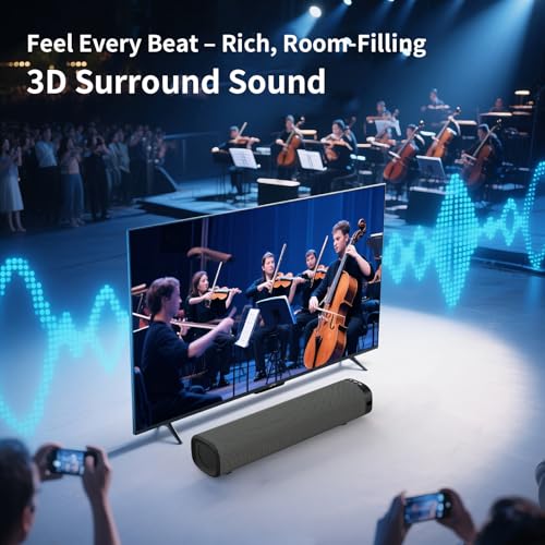 50W Bluetooth Soundbar with 3D Surround Sound A83443