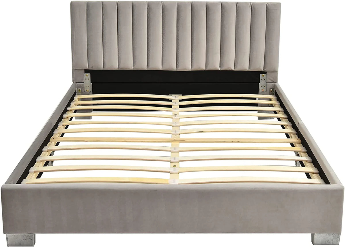 Navy Full Size Upholstered Platform Bed Frame G693020