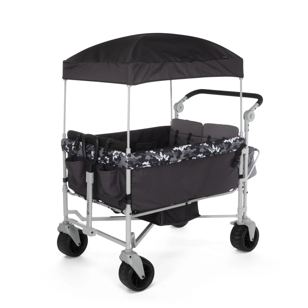 Charcoal Camo Quad Wagon Stroller W38192