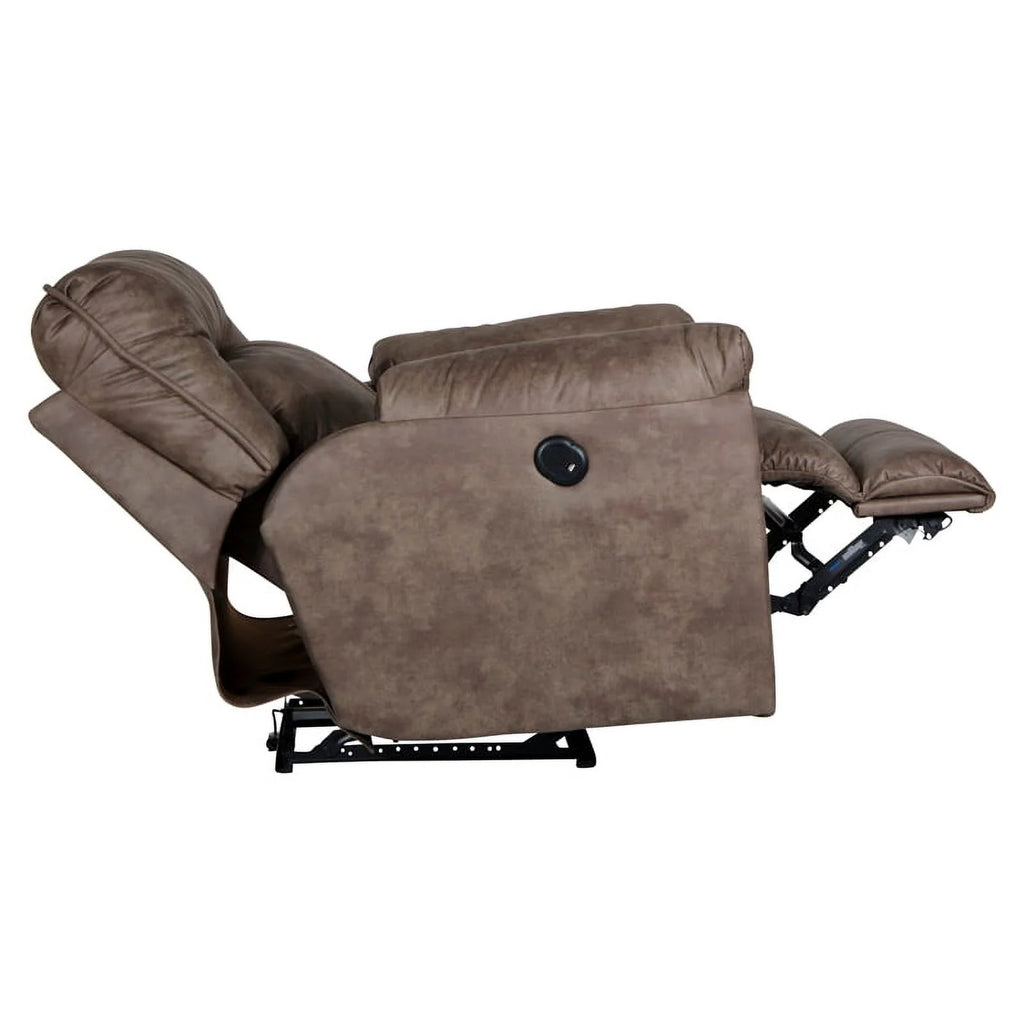 Brown Polyester Recliner W28884
