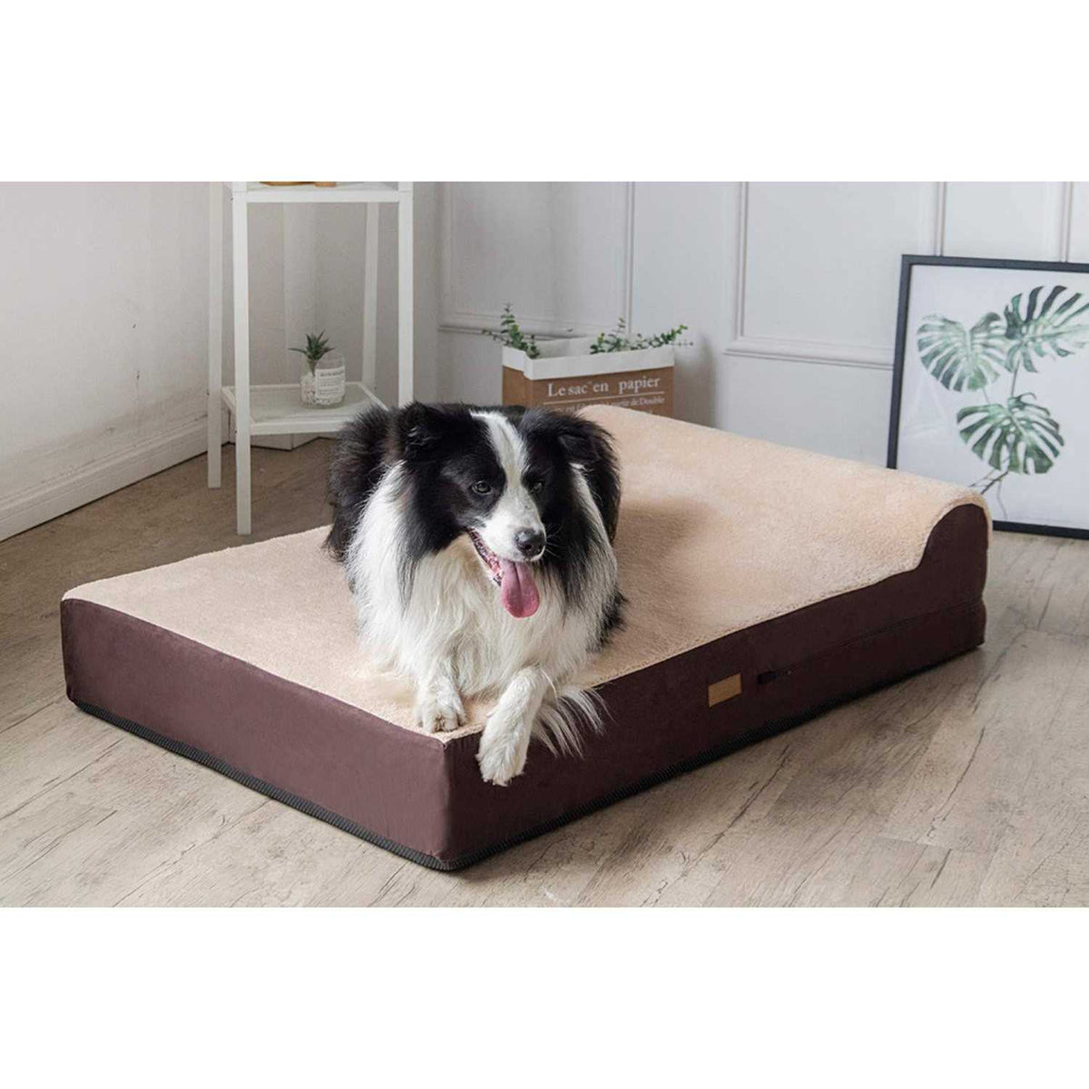Dog Bed with Pillow Memory Foam I5148