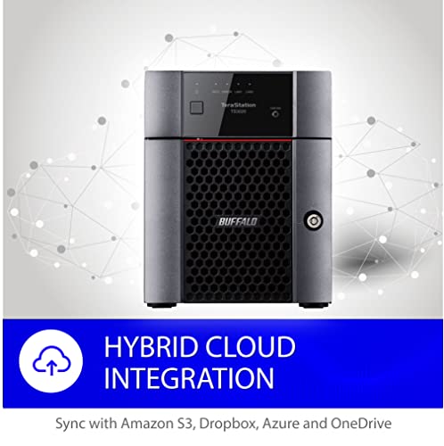 4-Bay 16TB Desktop NAS with Hard Drives Included M6869