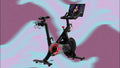 Indoor Stationary Exercise Bike with 22 HD Touchscreen W91757