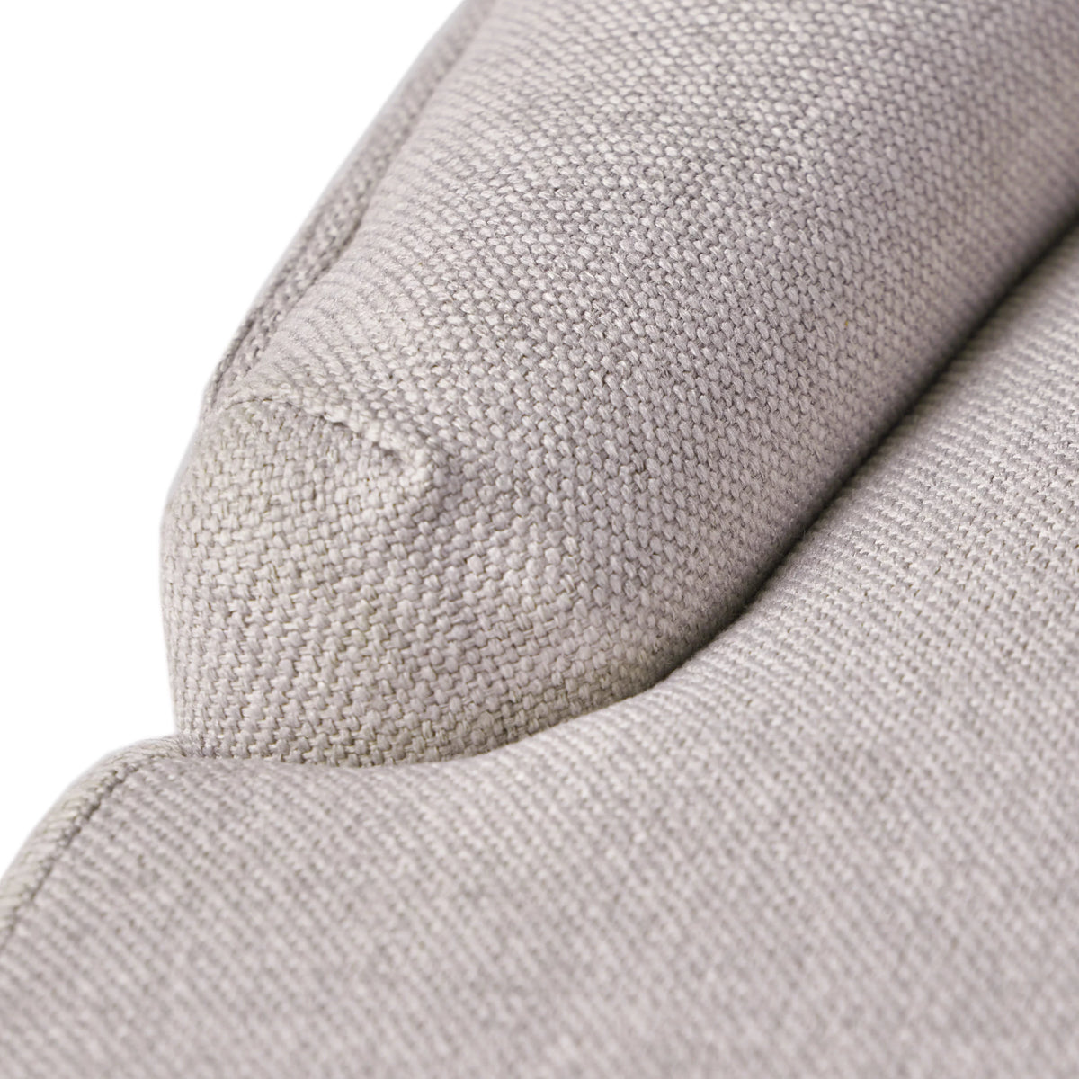 Light Grey Fabric Dining Chair Set of 2 Q138