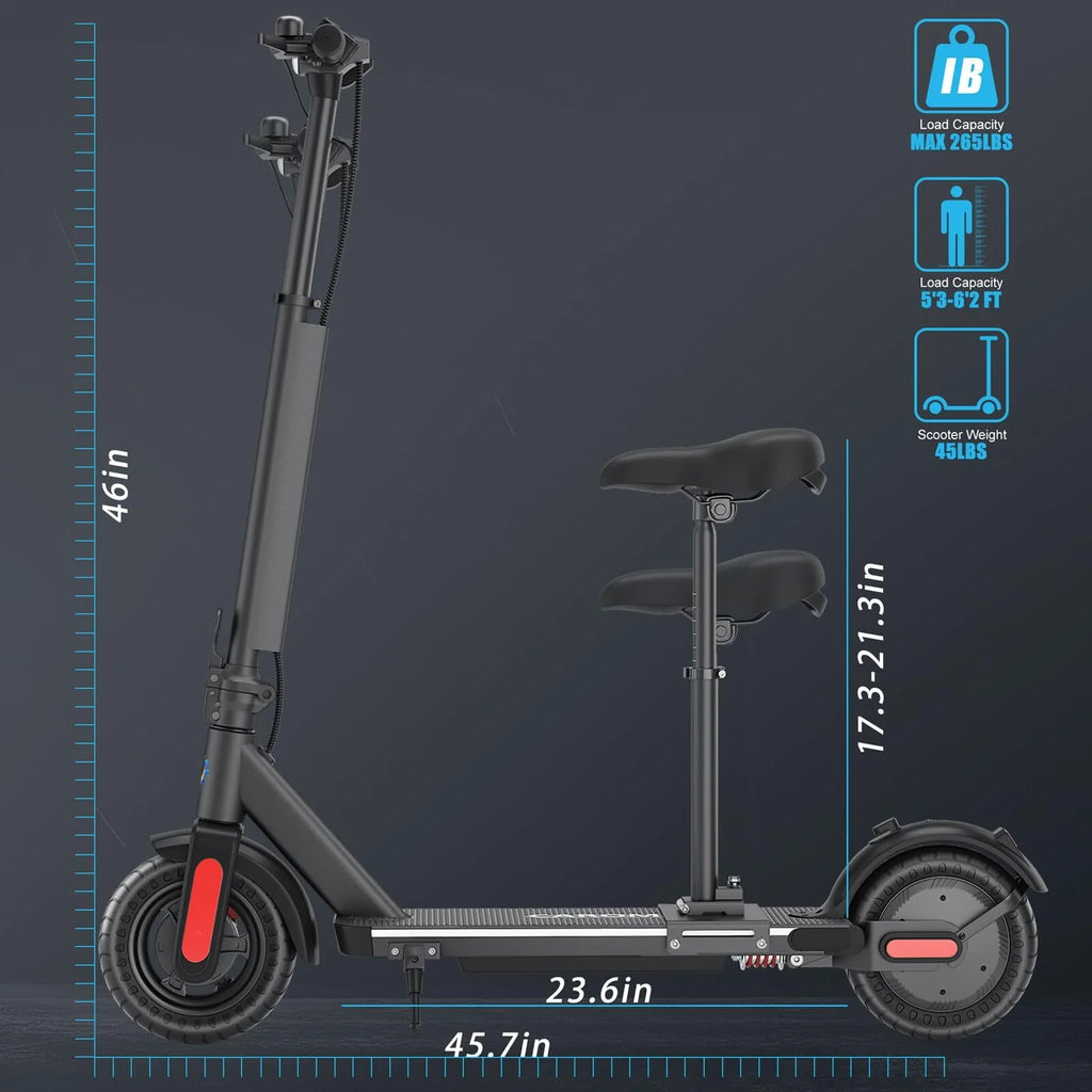 500W Foldable Electric Scooter with Seat E131