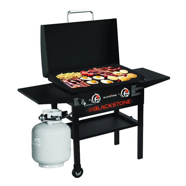 2-Burner Liquid Propane Outdoor Griddle with Hood P3889