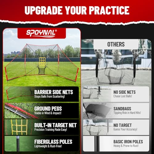 12x7 FT Baseball Training Net with Carry Bag M67149