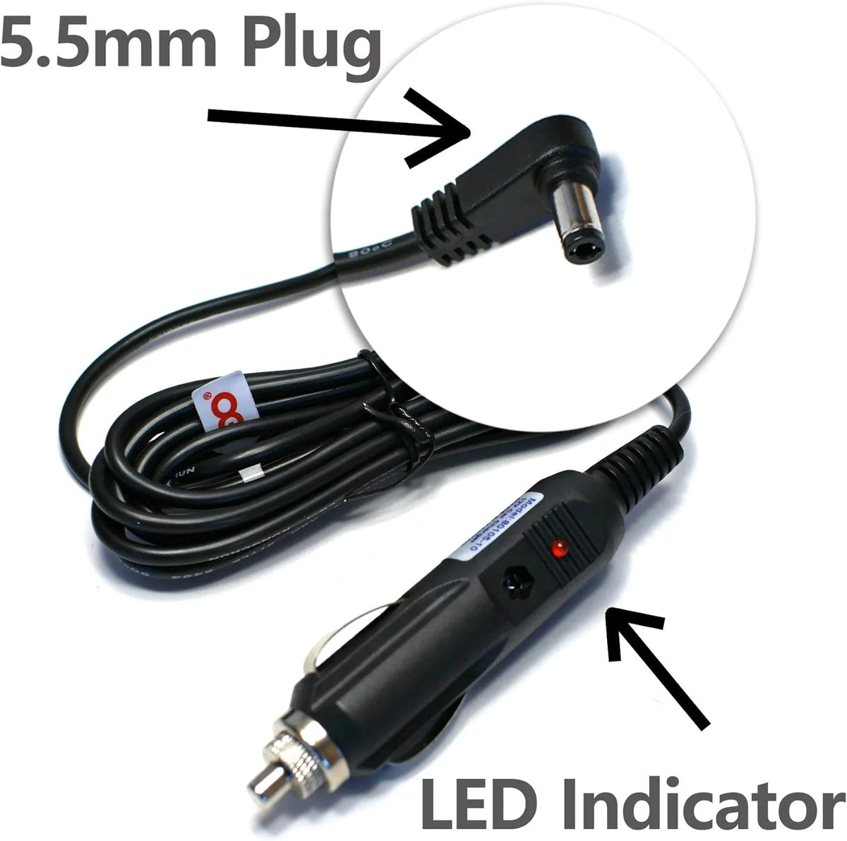 Car Charger Adapter Power Cord L851
