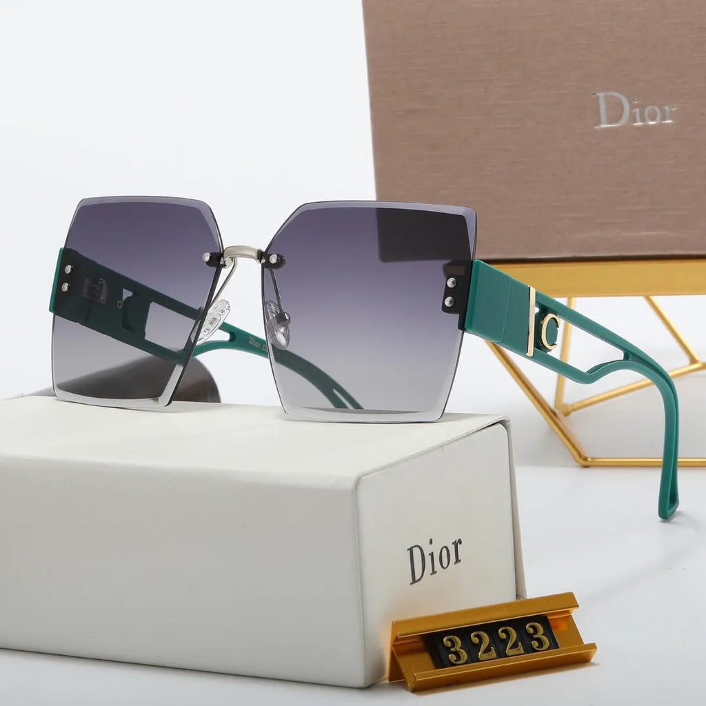 Rimless Nylon Lens Polarized Sunglasses E4695