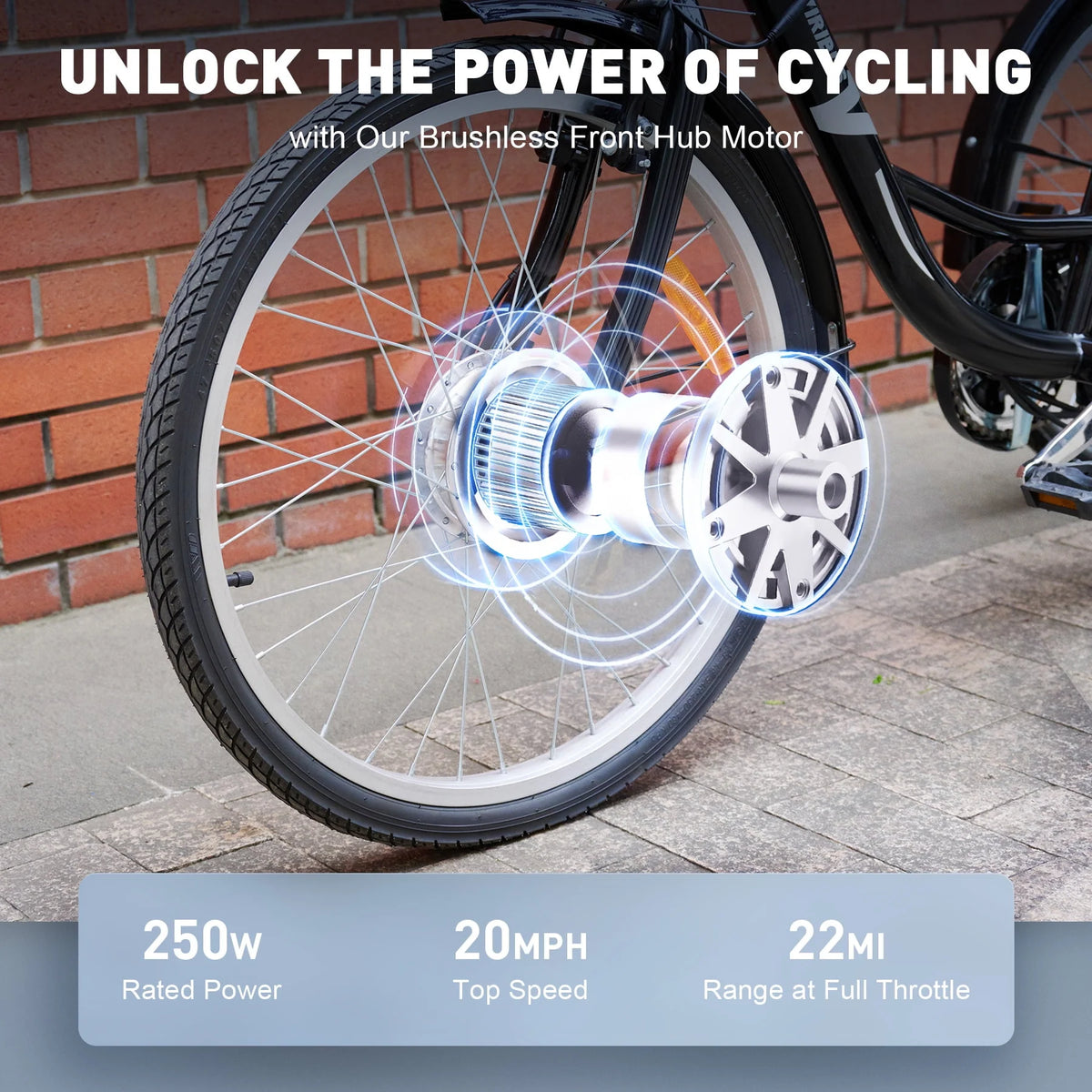 Electric Tricycle 250W Black P453