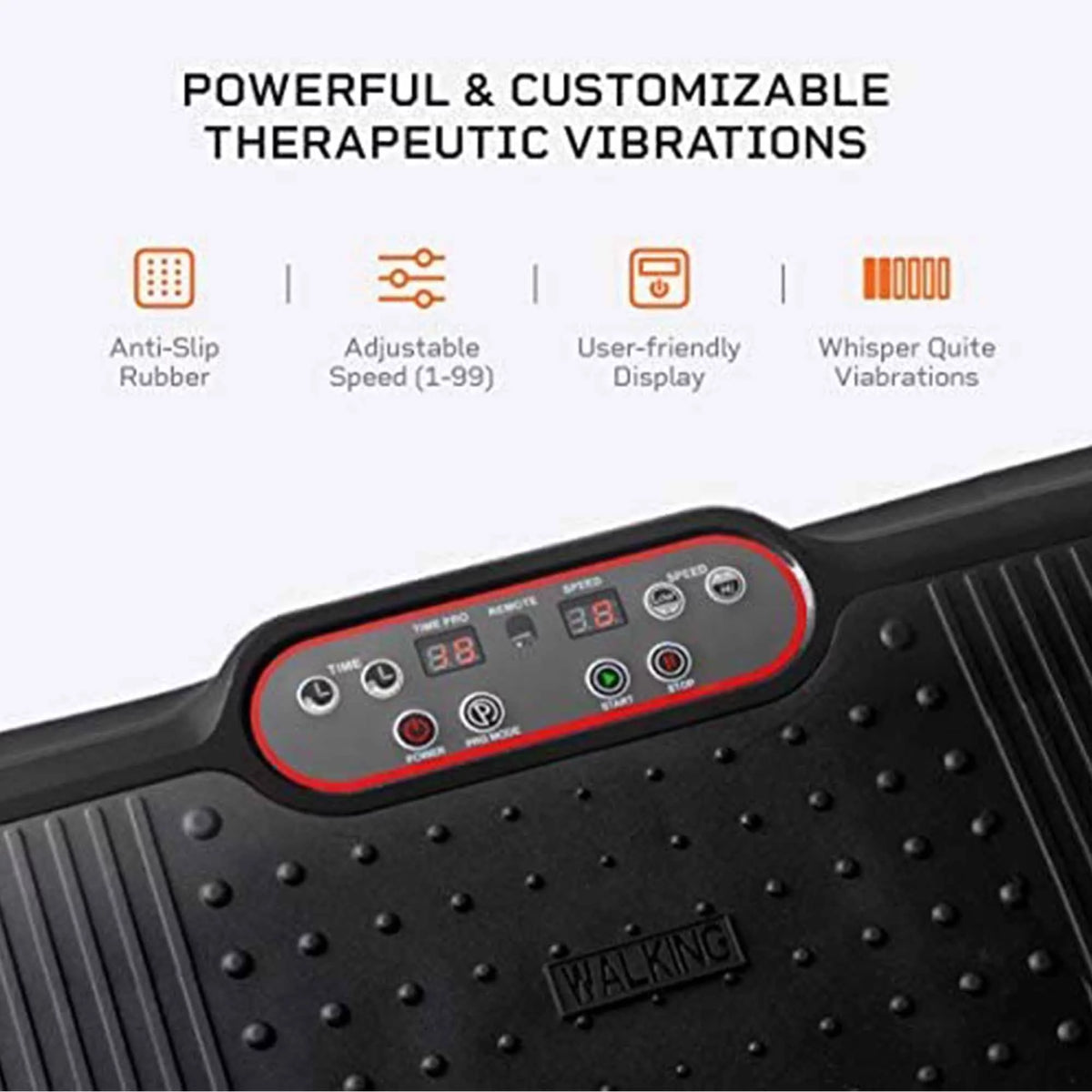 Black Vibration Plate P54140