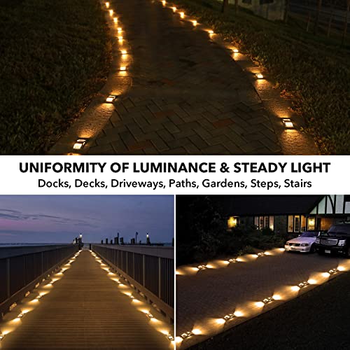 12 Pack Solar Waterproof LED Driveway Marker Lights N8883