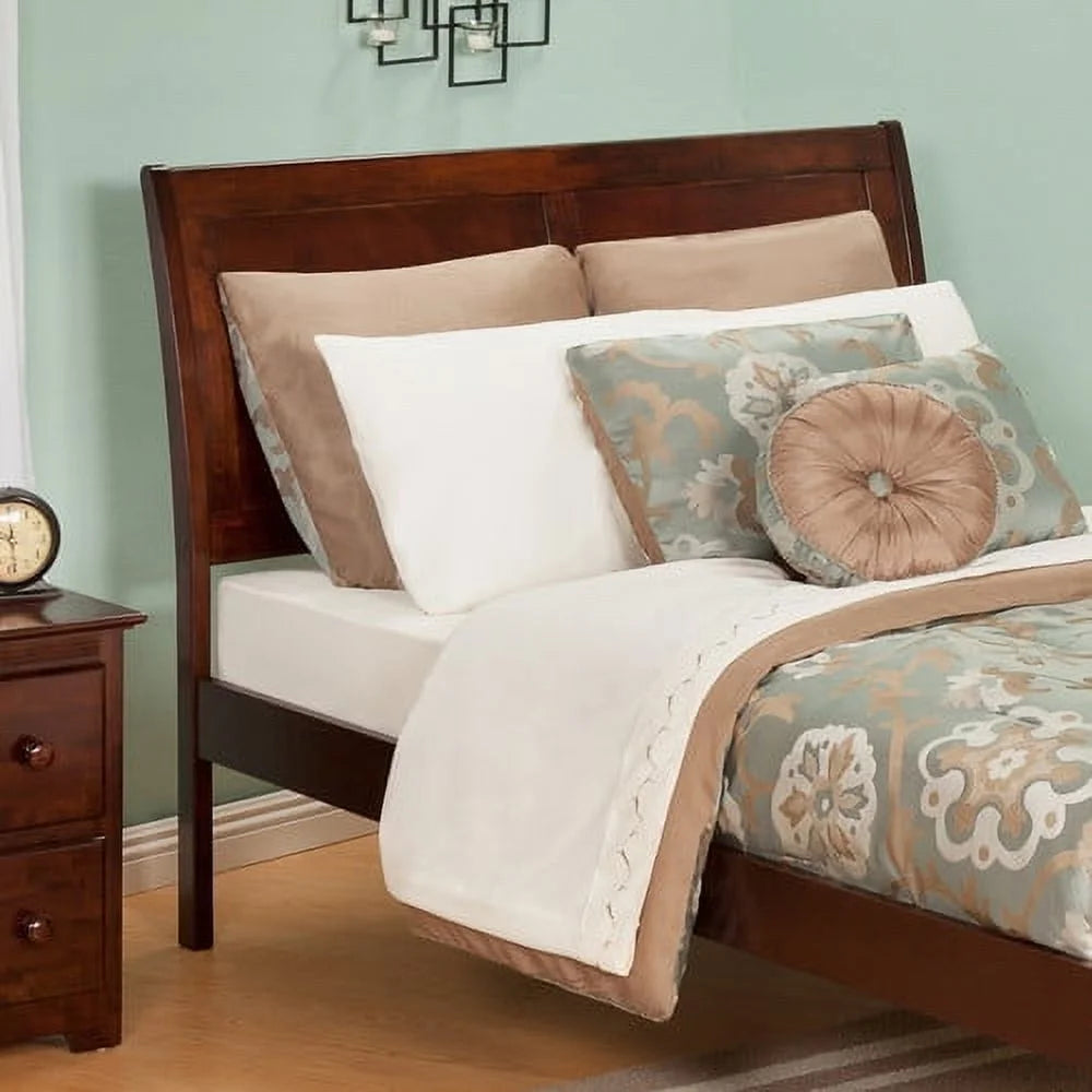 Brown Panel Headboard D869