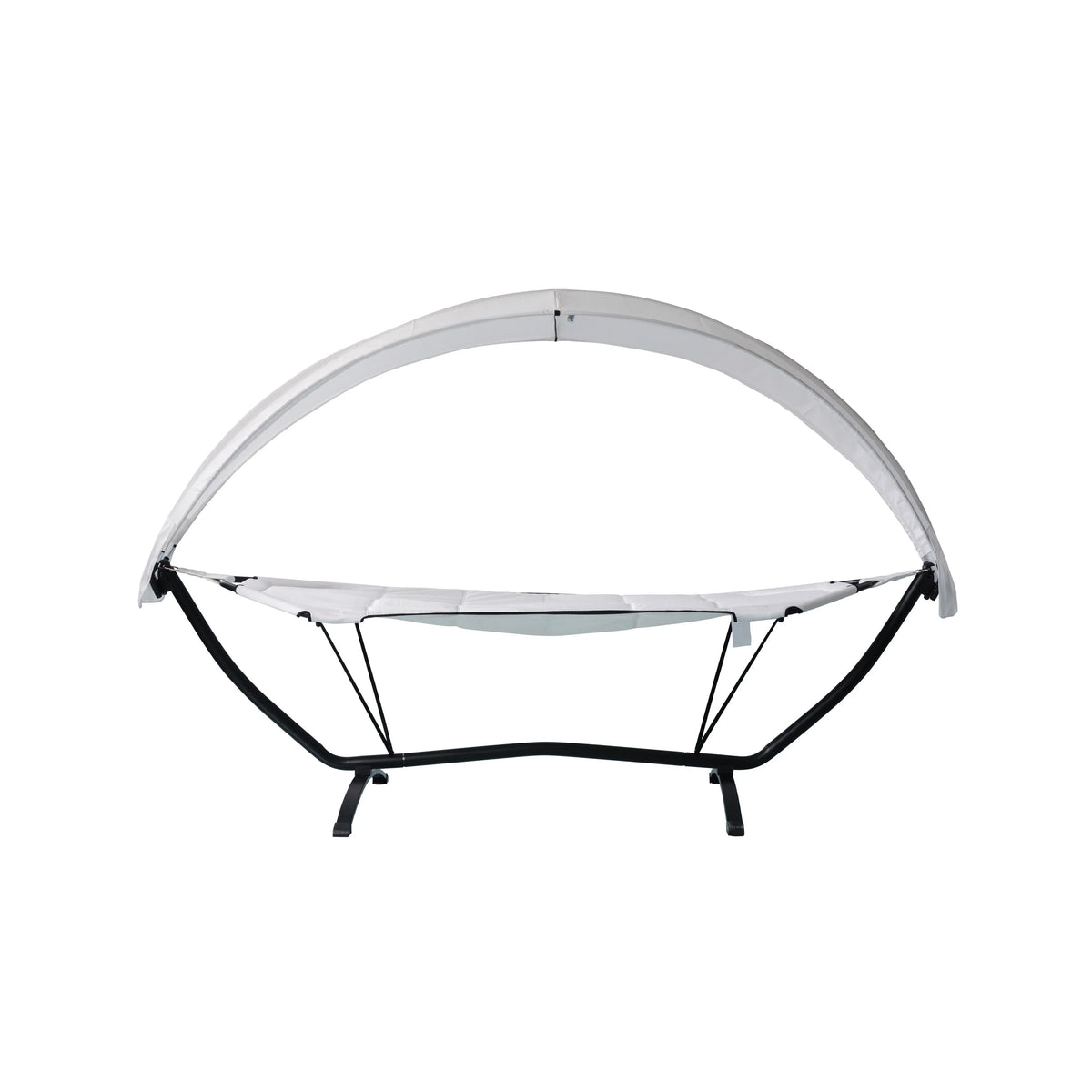 Steel Frame Lounger With Canopy S179