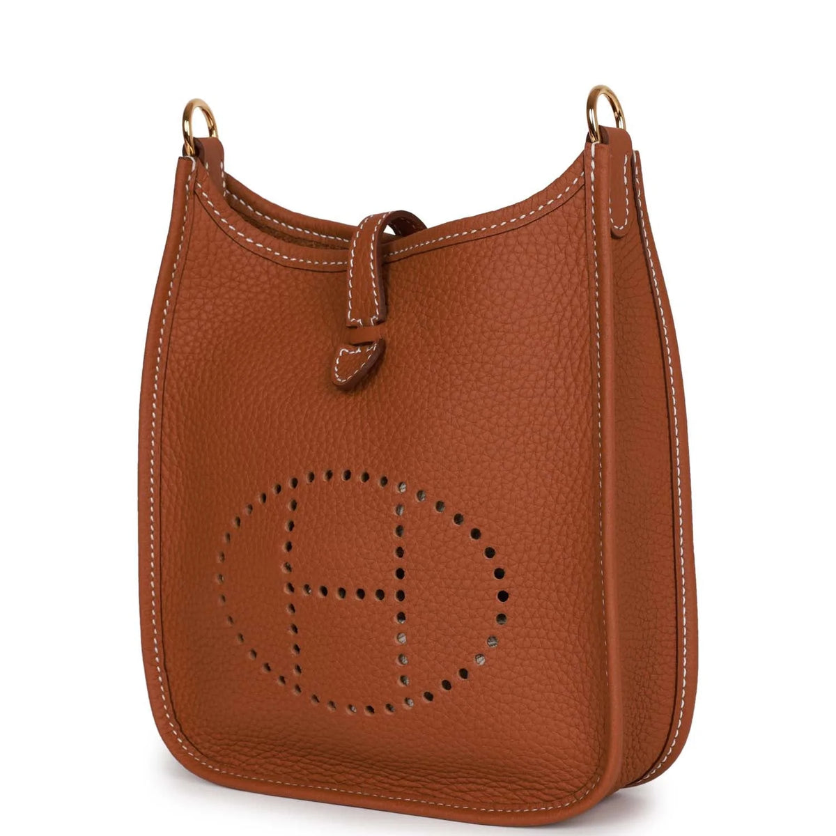 Gold Clemence Leather Bag A51861