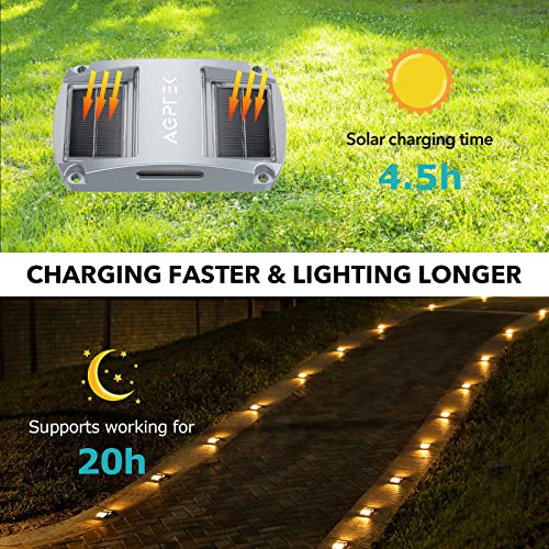 12 Pack Solar Waterproof LED Driveway Marker Lights N8883