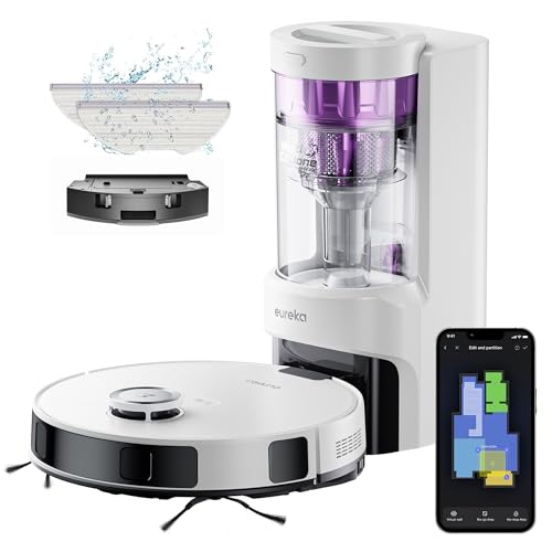 Robot Vacuum and Mop Combo with Self Emptying Station T108