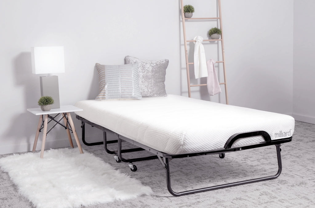 Folding Bed with Memory Foam Mattress F34017