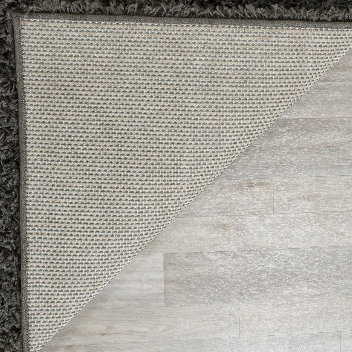 Dark Grey 9' x 12' Shag Area Rug B829