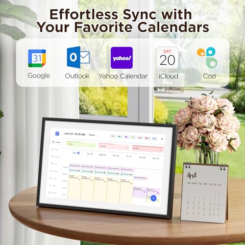 10.1 Inch Smart Digital Calendar with Chore Chart & Meal Planner B55133