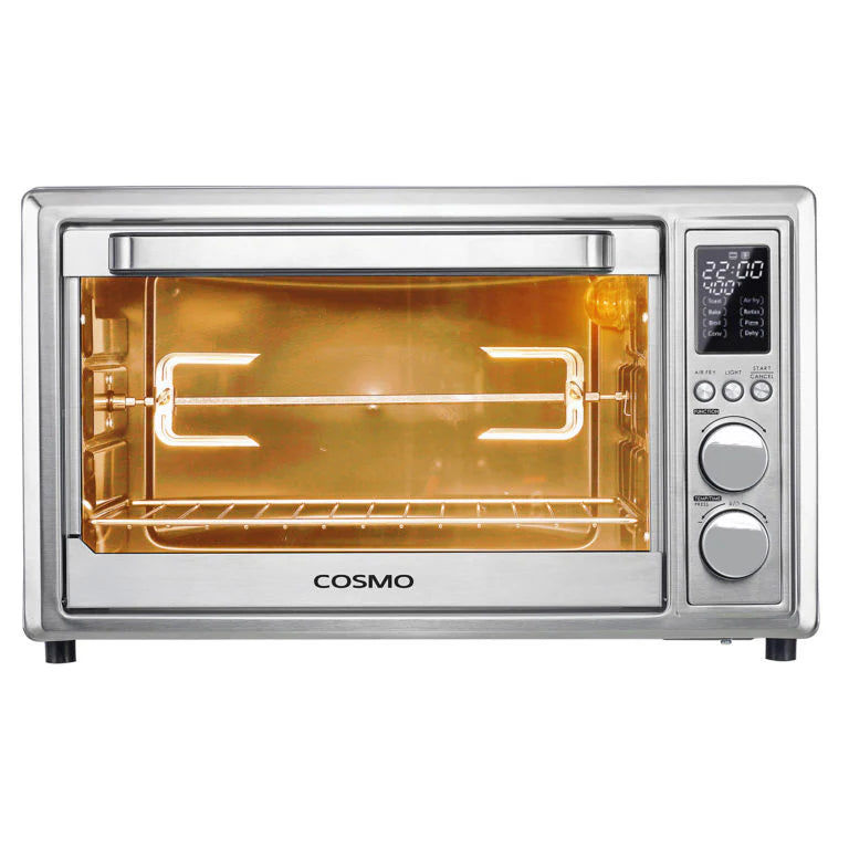 Electric Air Fryer Toaster Oven with LED Display, 1800W Stainless Steel Z510