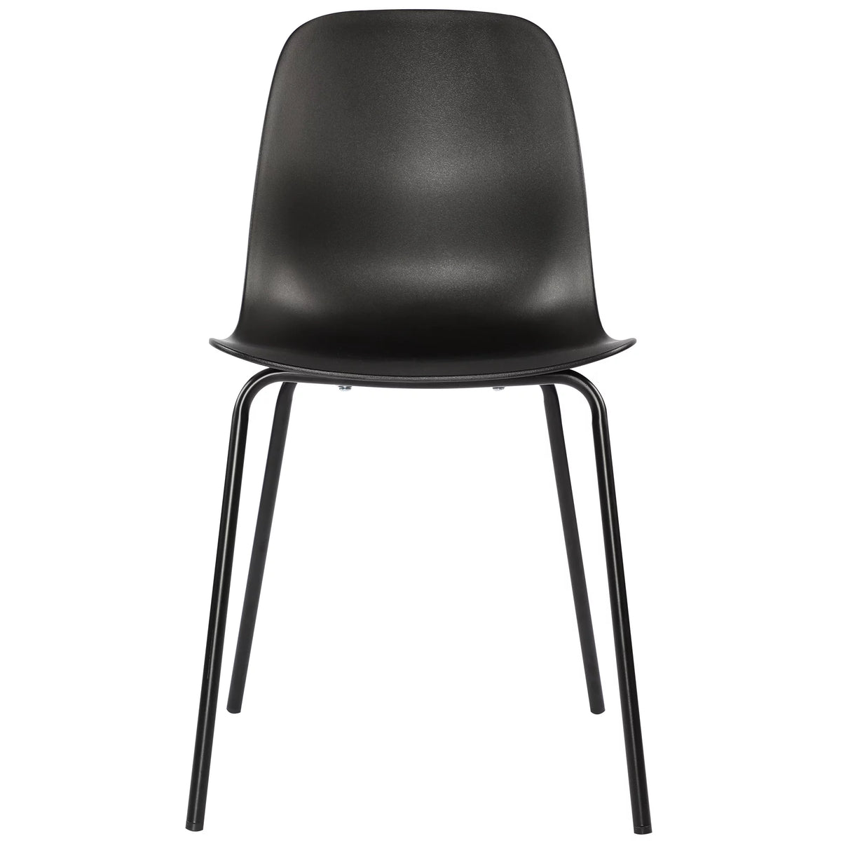 Black Set of 2 Dining Chair with Metal Legs I75193