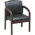 Black Faux Guest Chair D46716