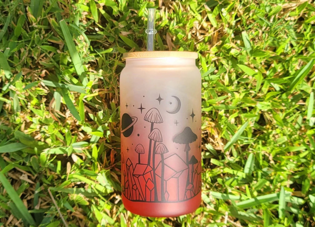 Mushroom Beer Can Glass 16 oz P295845