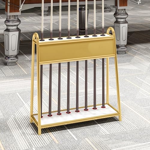 Portable Metal Pool Cue Holder Stand for 8 Pool Sticks F88787