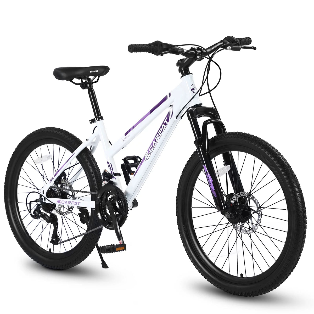 26 inch Mountain Bike with Dual Disc Brakes White G7850