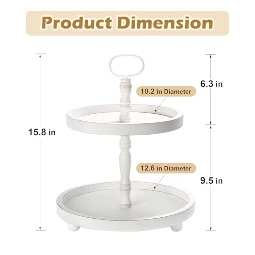 Halloween Decorations and Wooden Two Tiered Tray Stand M929466