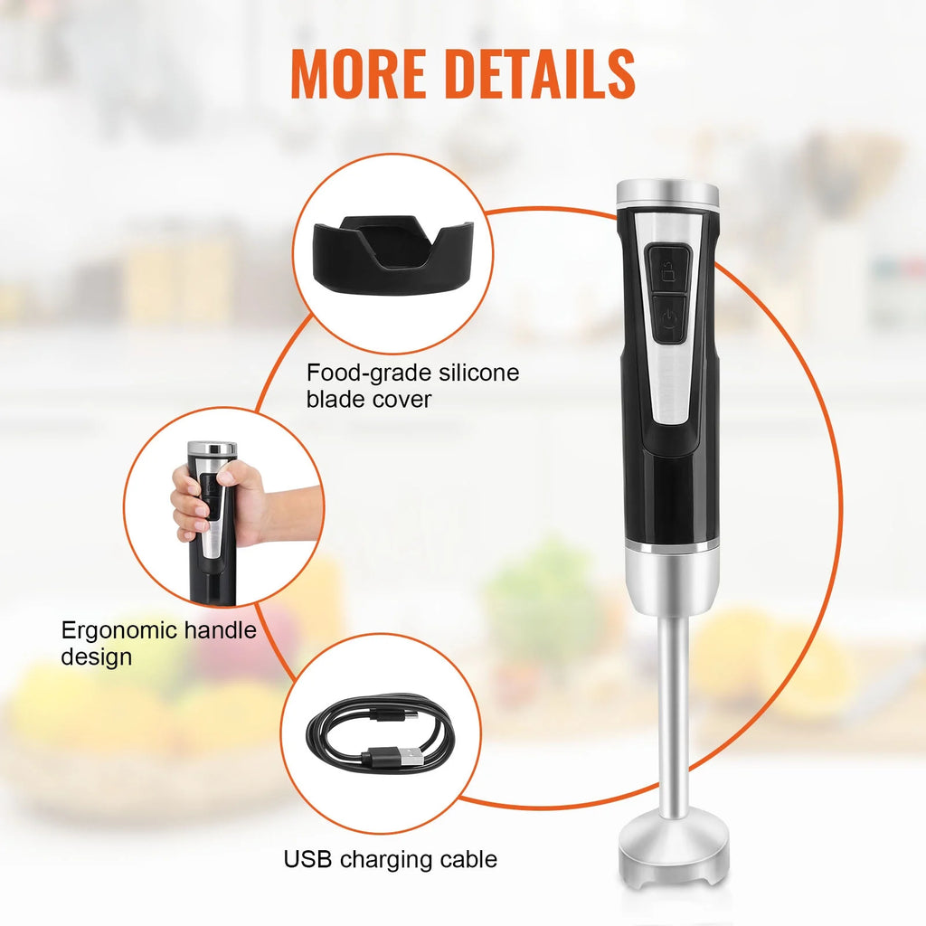 Commercial Immersion Blender 200W 8-Speed O1766