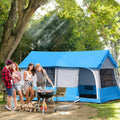 Large 10-Person Camping Tent with Rain Cover X365