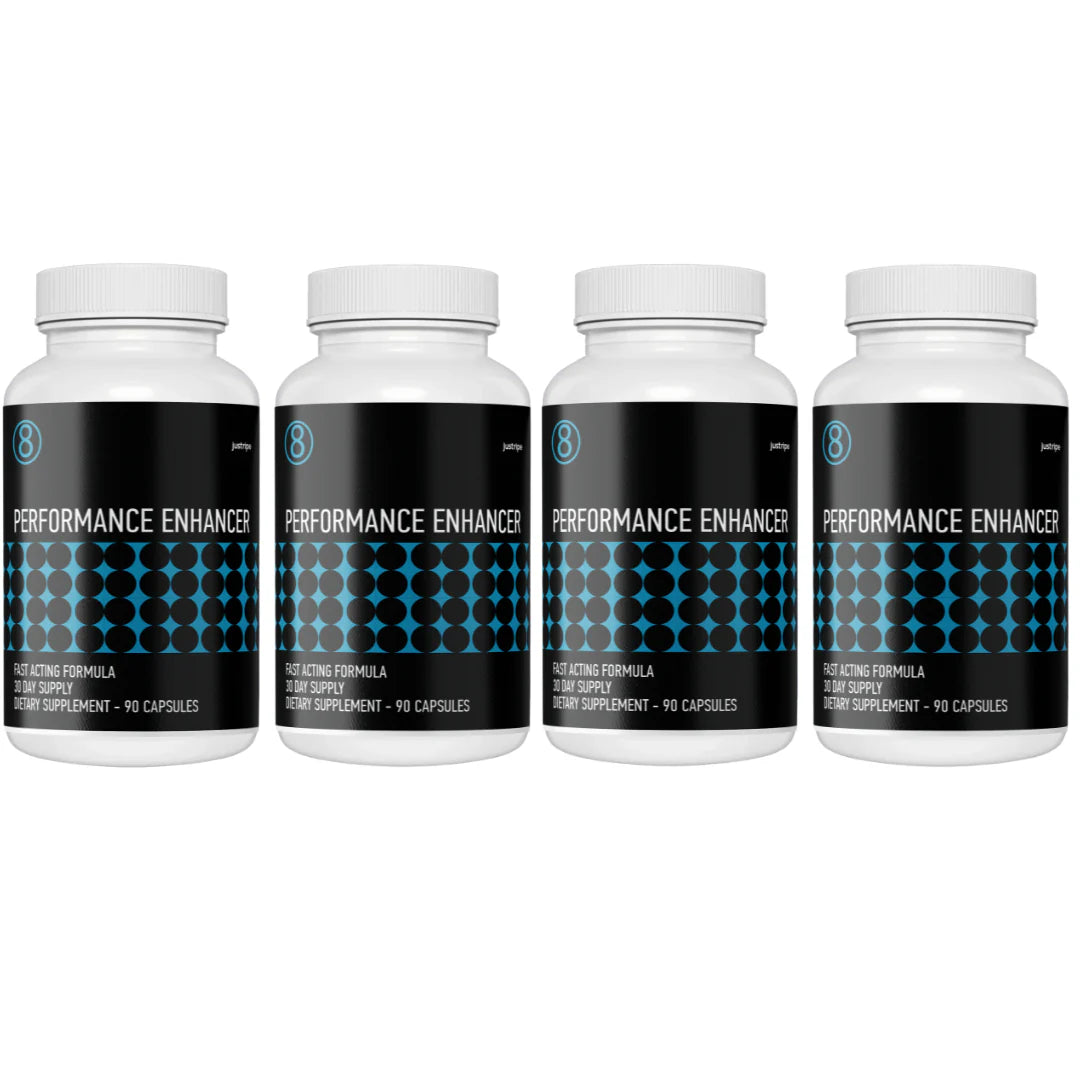 Male Performance Enhancer Support Supplement 4 Bottles B53635