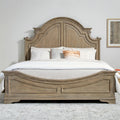 King Panel Bed in Weathered Bisque L944