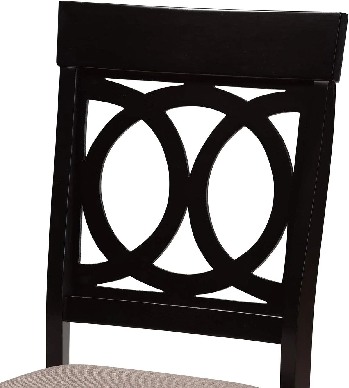 Sand Fabric Upholstered 2-Piece Dining Chair Set V834380