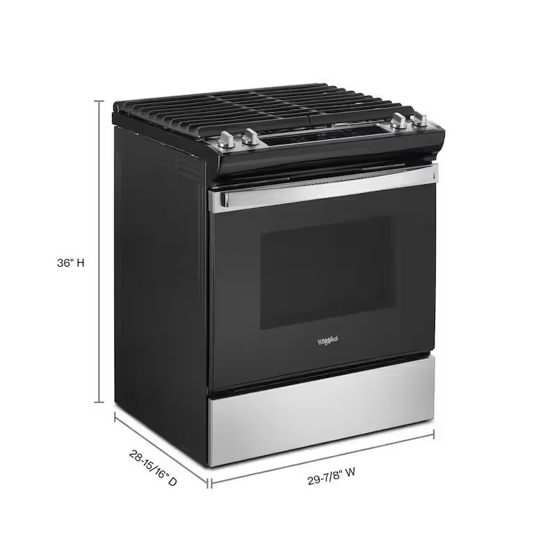 5.0 cu.ft. Gas Range with Self-Cleaning Oven in Stainless Steel R2389