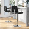 Adjustable Height Swivel Bar Stool Black O9175