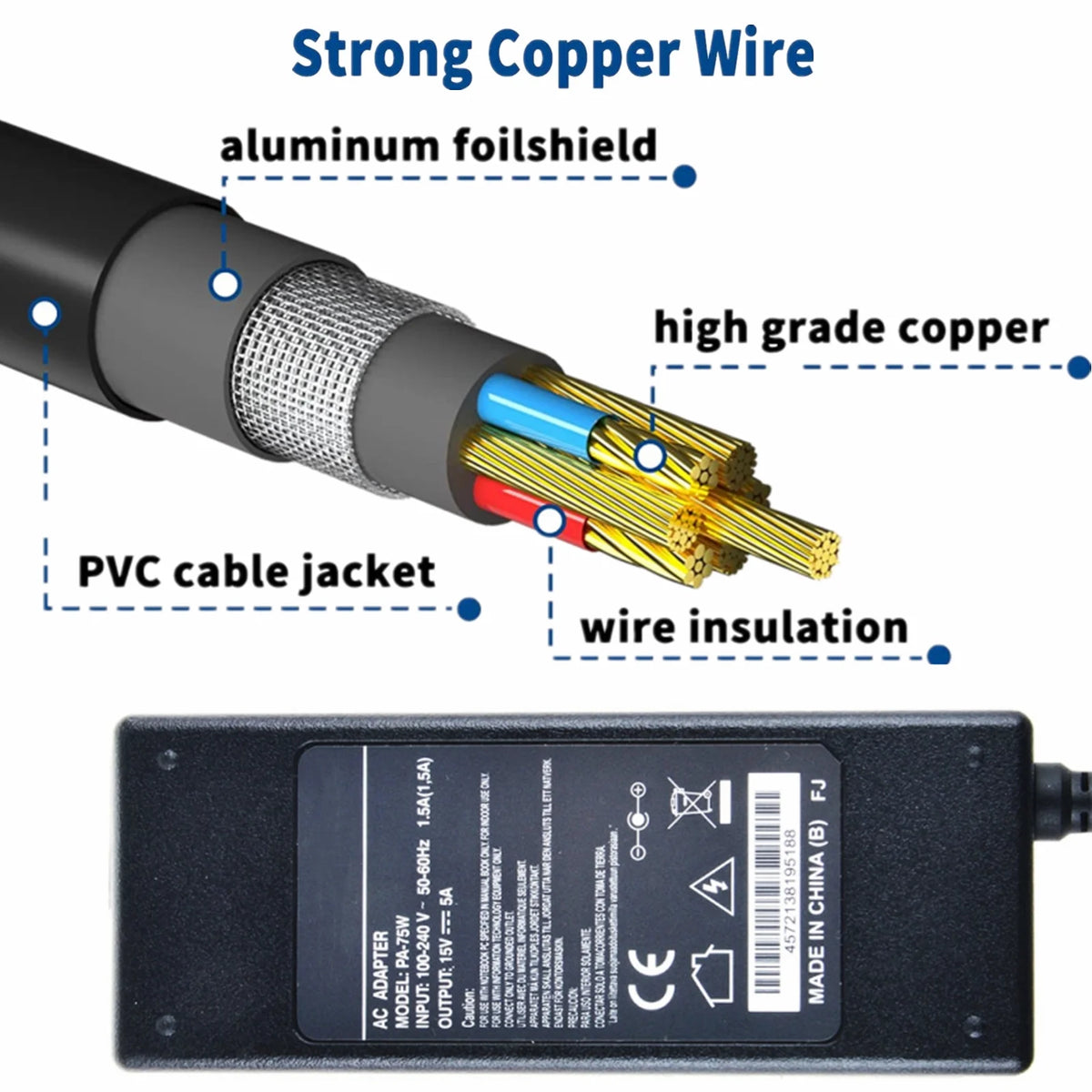 Compatible AC / DC Adapter Replacement for 19 Touchscreen LCD Monitor Power Z9131