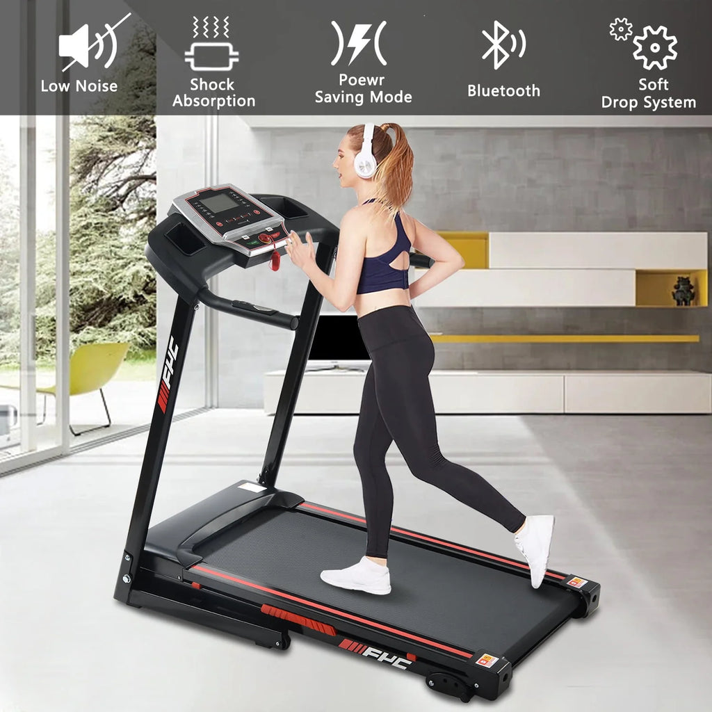3.5HP Folding Incline Treadmill 330 LB Capacity E244876
