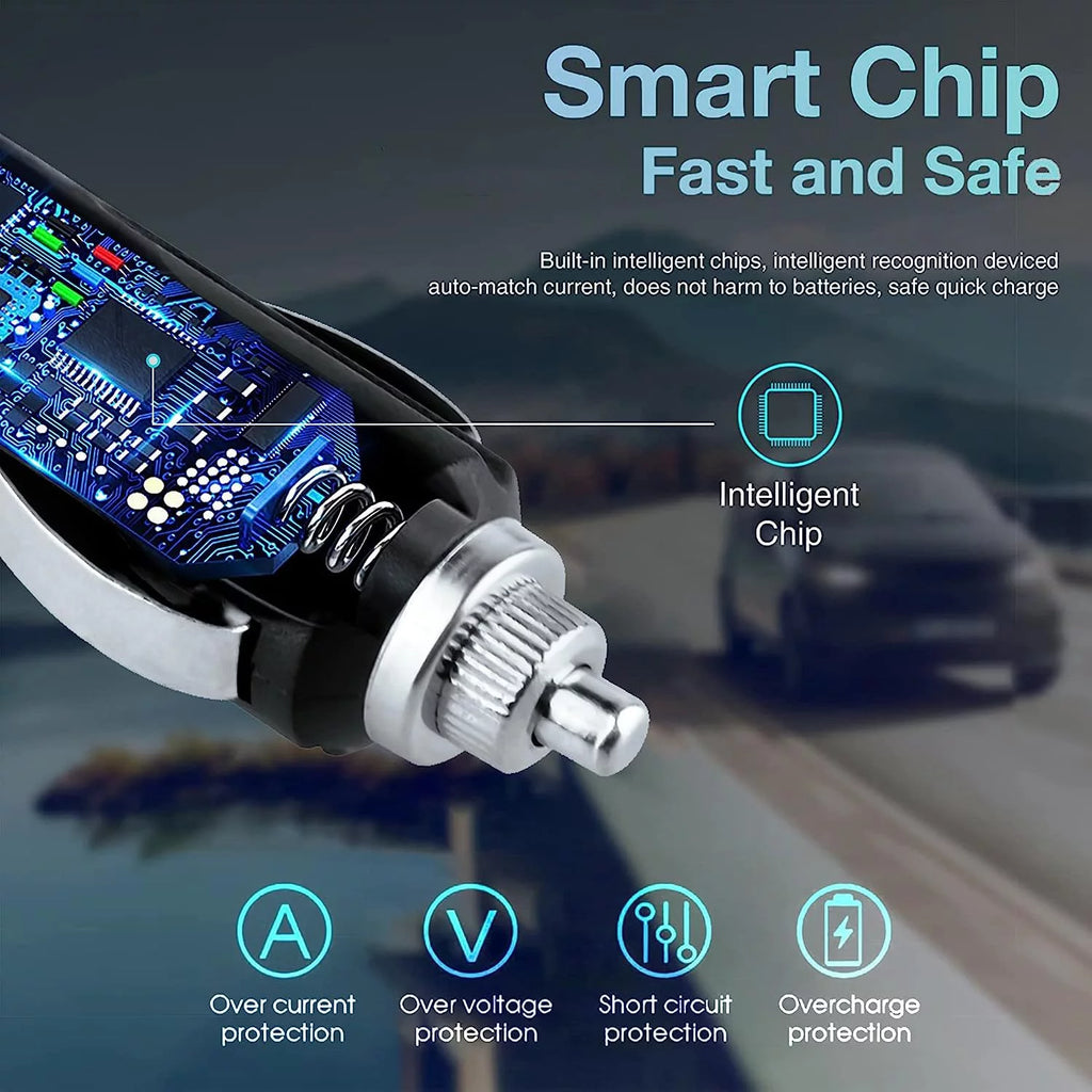Car DC Adapter for Portable Rechargeable TFT LCD TV B7859