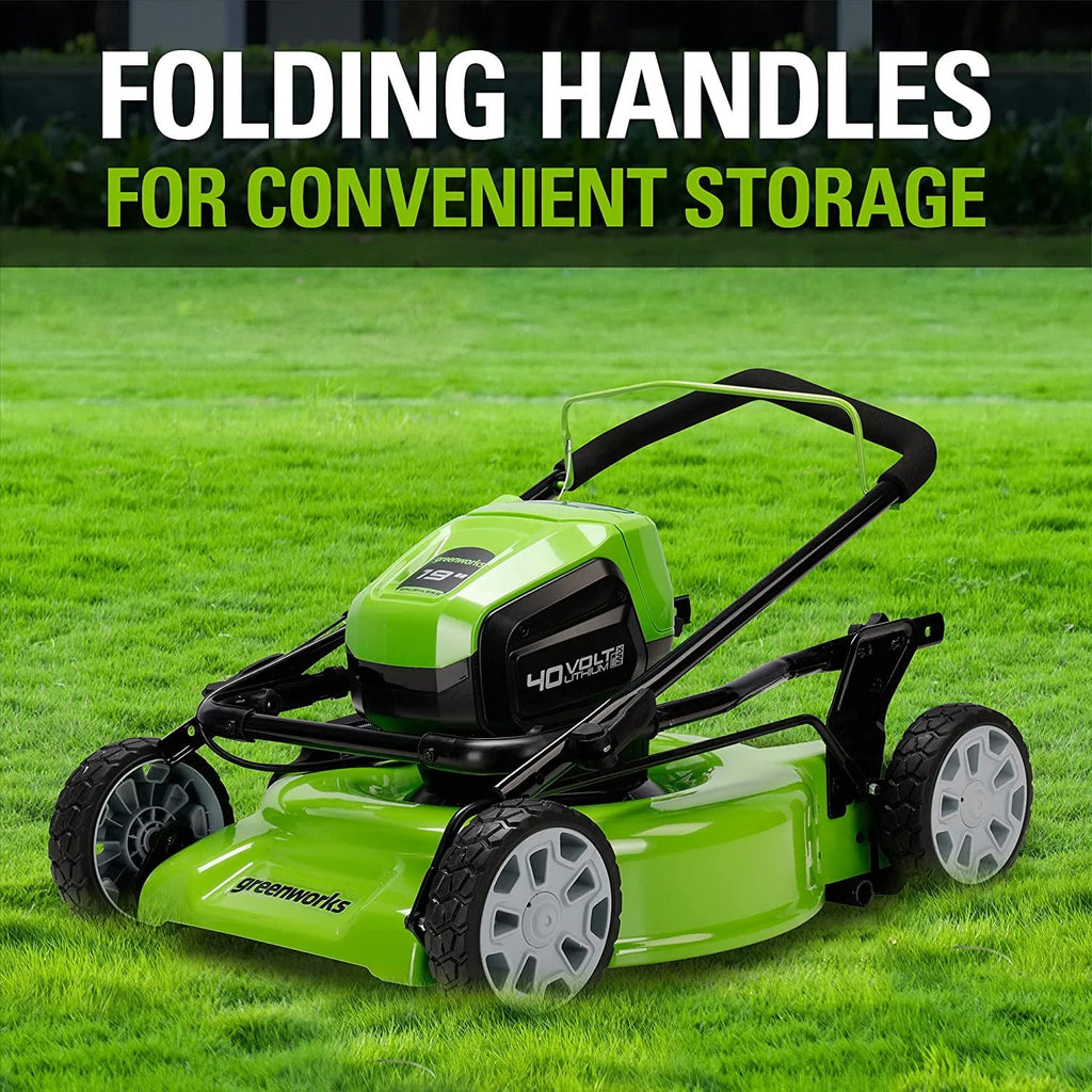 40V 19 Cordless Battery Walk-Behind Mower with 4.0Ah Battery & Charger W7030