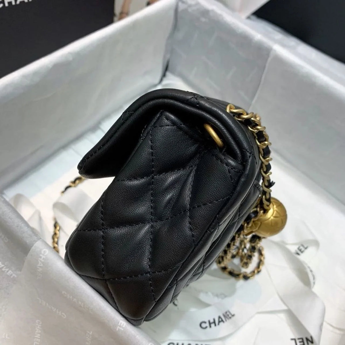 Black Flap Bag B77423
