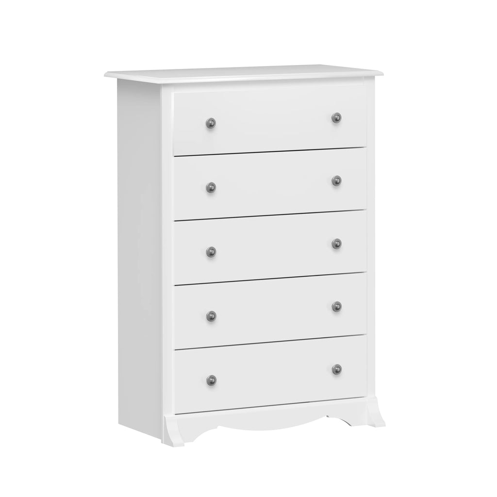 White 5 Drawer Chest Z61704
