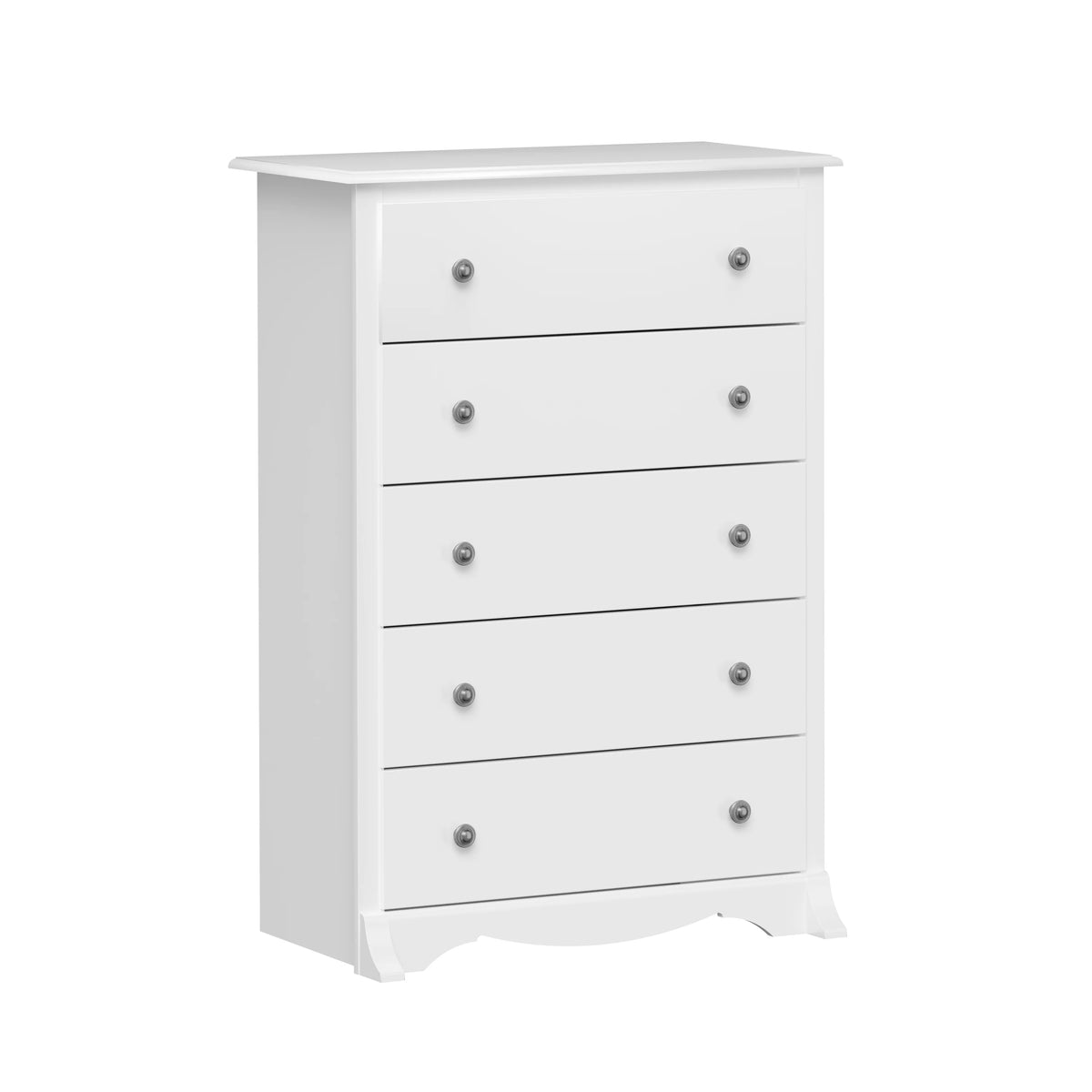 White 5 Drawer Chest Z61704