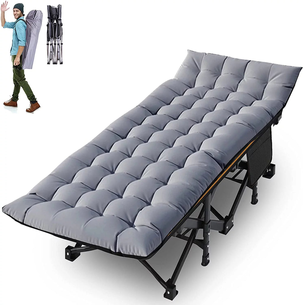 Folding Bed with 3.3 Inch Mattress & Carry Bag I6852