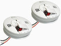 Hardwire Smoke and Carbon Monoxide Combination Detector with 9V Battery Backup and Voice Alarm, 3-Pack M219