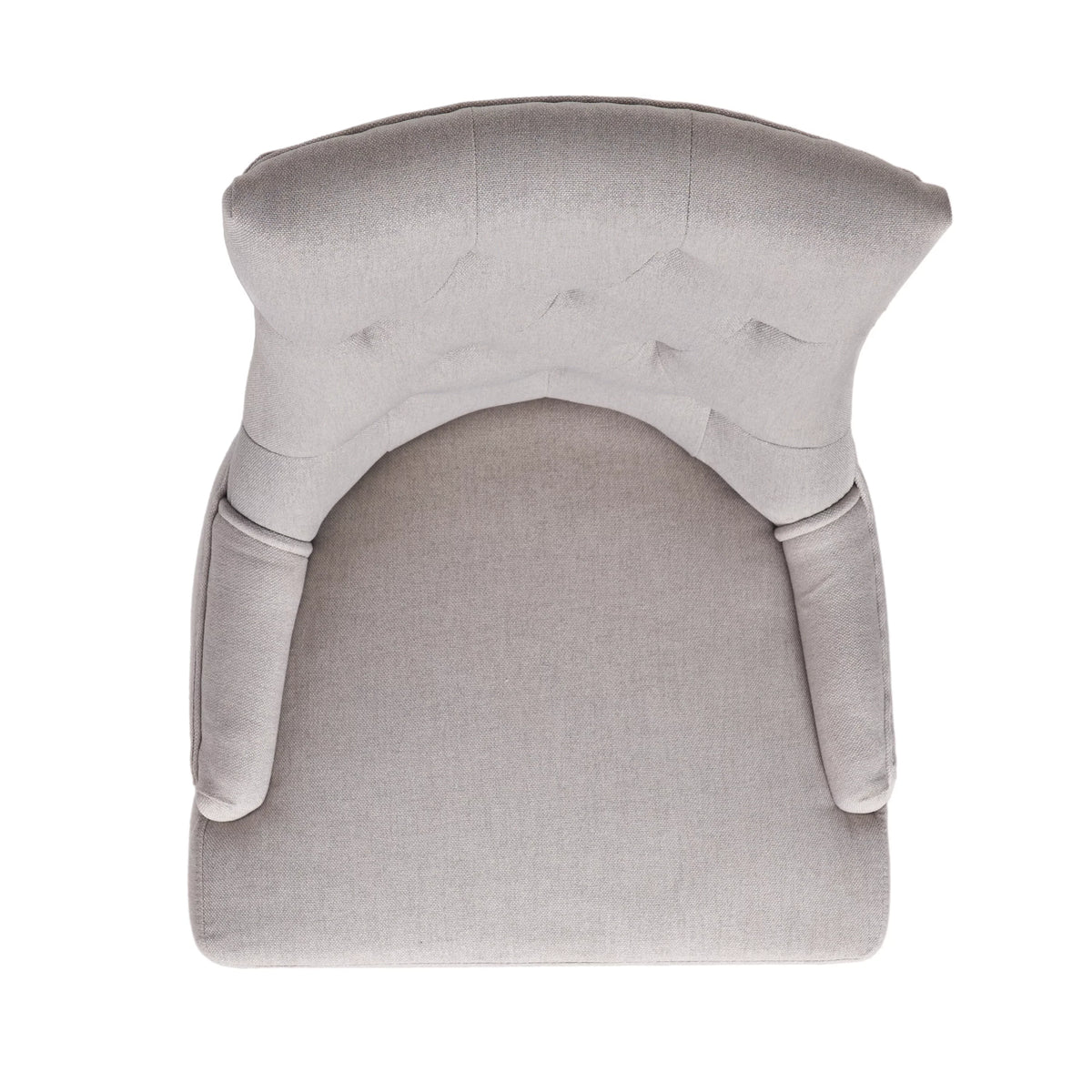 Light Grey Fabric Dining Chair Set of 2 Q138
